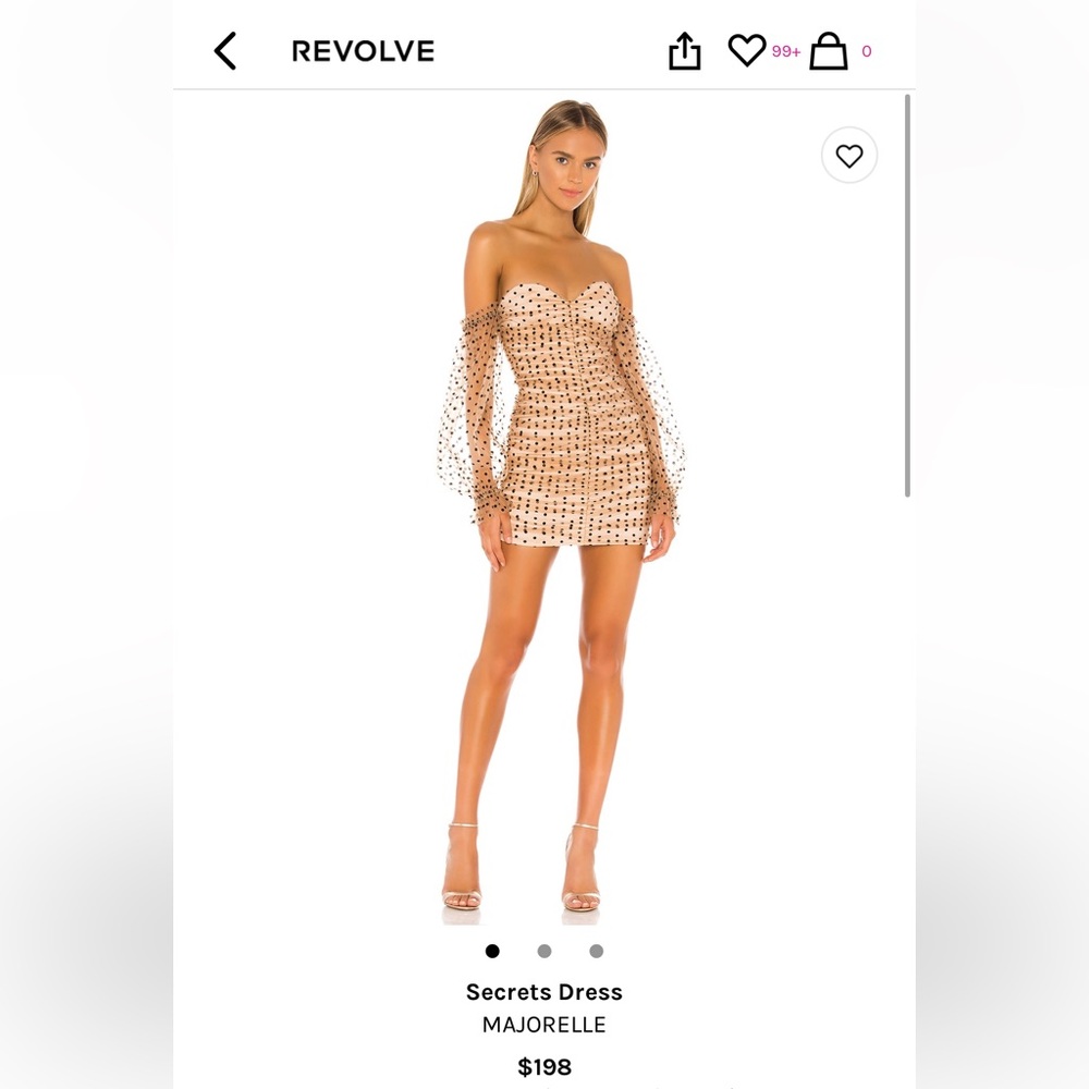 NEW WITH TAGS: Majorelle Polka Dot Tulle Dress